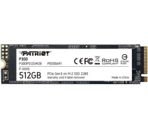 Купить - SSD-накопитель  SSD-накопитель Patriot P300 512GB M.2 2280 NVMe PCIe 3.0 x4 3D NAND TLC (P300P512GM28)