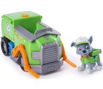 Купить -  Игровой набор с фигурками Spin Master Paw Patrol базовый автомобиль с водителем Рокки (SM16775/9948)