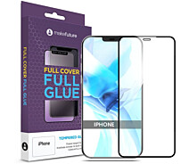 Купить - защитное стекло для смартфона  Защитное стекло MakeFuture Full Cover Full Glue Black для Apple iPhone 13/13 Pro