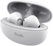 Купить - наушники  Наушники TWS Trust Yavi Earphones ENC SBC Mic (25173) White