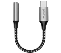 Купить - адаптер и кабель  Переходник Proove AUX SoundMesh Type-C to 3.5mm (548040010)серый