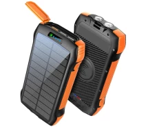 Купить - power bank  Внешний АКБ Promate 20000mAh 20W с солнечной панелью(solartank-20pdqi.black)ч