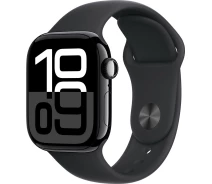 Купить - смарт-часы  Apple Watch Series 10 GPS 42mm Jet Black Aluminium Case with Black Sport Band - M/L (MWWF3QH/A)