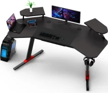 Купить - стол ПК  Компьютерный стол GT Racer T-1246 (160x60x73) Black