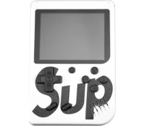 Купить - игровую консоль  портативная ретро приставка 400 игр Dendy денди SEGA 8bit SUP Game Box белый