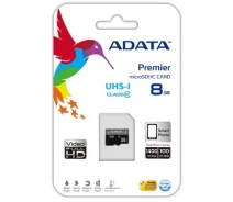 Купить - карту памяти  Карта памяти ADATA micro SDHC UHS-I  8GB class 10