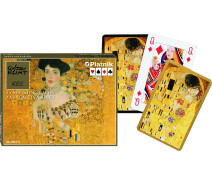 Купить - игральную карту  Карты игральные PIATNIK Климт Адель, 2 колоды х 55 карт (PT-250347)