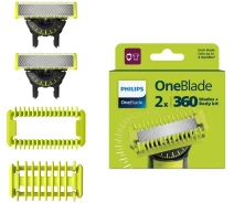 Купить - аксессуар к электробритве  Сменные лезвия Philips QP624/50 OneBlade 360