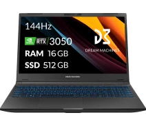 Купить - ноутбук  Ноутбук игровой Dream Machines RG3050-15 (RG3050-15UA56)