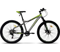 Купить - велосипед и аксессуар  Велосипед Atlantic Rubicon NX 27,5" M/17" (A1NXP-2743-GL) Grey/Lime 27,5" M (430мм/17")