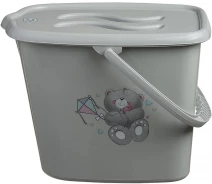 Купить - подгузник  Ведерко для подгузников и воды Maltex Bear 2145 grey