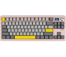 Купить - клавиатуру  Клавиатура механическая беспроводная EPOMAKER Shadow-S TKL Wisteria Linear Switch Hot-Swap (2.4G/BT/USB) Pink (SHS-P-WL)