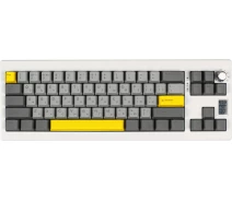 Купить - клавиатуру  Клавиатура механическая беспроводная EPOMAKER Shadow-X 70% Wisteria Linear Switch Hot-Swap (2.4G/BT/USB) White (SHX-W-WL)