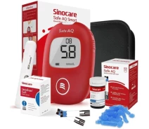 Купить - глюкометр  Глюкометр SINOCARE Safe AQ Smart + 25 тест-полосок