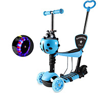 Купить - самоката  Детский 3-х колесный самокат Scooter 5 в 1 FYS-2864 Blue