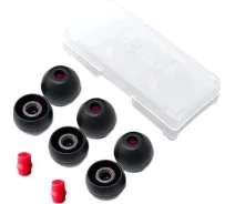 Купить - аксессуары для наушников  Амбушюры силиконовые Final Audio Earpiece Type E (size l 3 pair) (90403563) Black