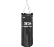 Купить - боксерскую грушу и мешок  Мешок боксерский SportKo "Бочонок" PVC с кольцом 75см черный SP-6455P6-1