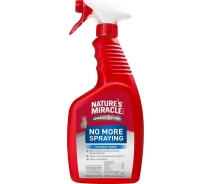 Купить - средство для уборки за животным  Спрей 8in1 для кошек NM JFC No More Spraying 709мл арт.680287/5781 USA