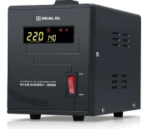 Купить - стабилизатор напряжения  Стабилизатор REAL-EL Stab Energy-1000 Black