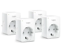 Купить - умную розетку  Смарт-розетка TP-LINK Tapo P100 4 шт/пак N300 BT 10A TAPO-P100-4-PACK