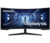 Купить - монитор  Монитор игровой 34" Samsung Odyssey G5 (LC34G55TWWIXCI)             