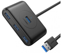 Купить - кардридер  Концентратор USB3.2 Gen1 UGREEN CR113 Black (20290)