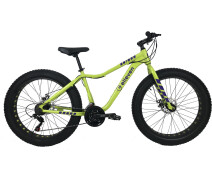 Купить - велосипед и аксессуар  Велосипед 26" Eleven FAT Рама-17" yellow (26WRM21-003979)