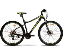 Купить - велосипед и аксессуар  Велосипед VNC MontRider A5 27,5" XS/14" (V1A5-2736-GL) Grey/Lime