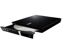 Купить - оптический привод  Оптический привод DVD-RW USB external Asus Black, Slim Lite (SDRW-08D2S-U)