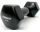 Купить - гантели  Гантель для фитнеса EasyFit с виниловым покрытием 3 кг 1 шт черная