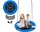 Купить - садовую качелю  Качель-гнездо круглая 4FIZJO XL 110 см Black/Blue (P-5907739316677)