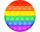 Купить - игрушку-антистресс  Игрушка антристресс Rodent Pioneer Pop It Rainbow color circle Plastic bag (SD-GT-C009)