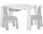 Купить - стол для творчества  Комплект мебели (стол + 2 стульев) FreeON NEO White-Grey (46620)