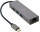 Купить - кардридер  Хаб USB-C Cablexpert (A-CMU3-LAN-01) Dark Grey