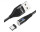 Купить -  Магнитный кабель для зарядки Topk Led AM23 USB 2m 2.4A Type-C Black (my015)