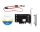Купить - контроллер для компьютера  Контроллер Frime (ECF-PCIEto10SATAIII001) PCI-Ex4-10xSata III, ASM1166+JMB575