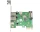 Купить - контроллер для компьютера  Контроллер Frime NEC720202 (ECF-PCIEtoUSB007.LP) PCI-E-2xUSB3.0+USB3.0 Type-C