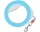 Купить - поводок для собак  Поводок-рулетка для собак WAUDOG R-leash, круглая, XS-M, до 40 кг, 2,9 м, светоотражающая голубая лента(4823089328508)
