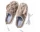 Купить - женский комнатный тапочек  Домашние комнатные тапочки Lesko A-232 USB Beige 25 см с подогревом и крыльями женские
