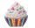 Купить -  Intex 58770, надувной матрас плотик Кекс-Cupcake (00000048054)