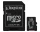 Купить - карту памяти  Карта памяти Kingston 64GB microSDXC Canvas Select Plus 100R A1 C10 + SD адаптер (SDCS2/64GB)