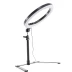 Кольцевая LED лампа LUMERTY Mini (25см - 20w) на настольном штативе с держателем для телефона, для селфи/блоггеров/beauty