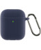 Фото № 1 Чехол ArmorStandart Ultrathin Silicone Case With Hook для Apple AirPods 2 Dark Blue (ARM59681)