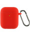 Фото № 1 Чехол ArmorStandart Ultrathin Silicone Case With Hook для Apple AirPods 2 Red (ARM59691)