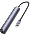 Фото № 1 Док-станция UGREEN CM418 USB3.0 Type-C --> HDMI/USB 3.0x2/RJ45/PD Grey (10919)