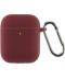 Фото № 1 Чехол ArmorStandart Ultrathin Silicone Case With Hook для Apple AirPods 2 Burgundy (ARM59680)