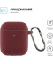 Фото № 2 Чехол ArmorStandart Ultrathin Silicone Case With Hook для Apple AirPods 2 Burgundy (ARM59680)