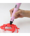 Фото № 7 3D ручка c LCD дисплеем и комплектом эко пластика для рисования 3DPen Hot Draw 3 Pink