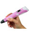 Фото № 4 3D ручка c LCD дисплеем и комплектом эко пластика для рисования 3DPen Hot Draw 3 Pink