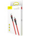 Фото № 5 Кабель Baseus Type-C PD2.0 60W (20V 3A) 2m (CATKLF-H09) красный